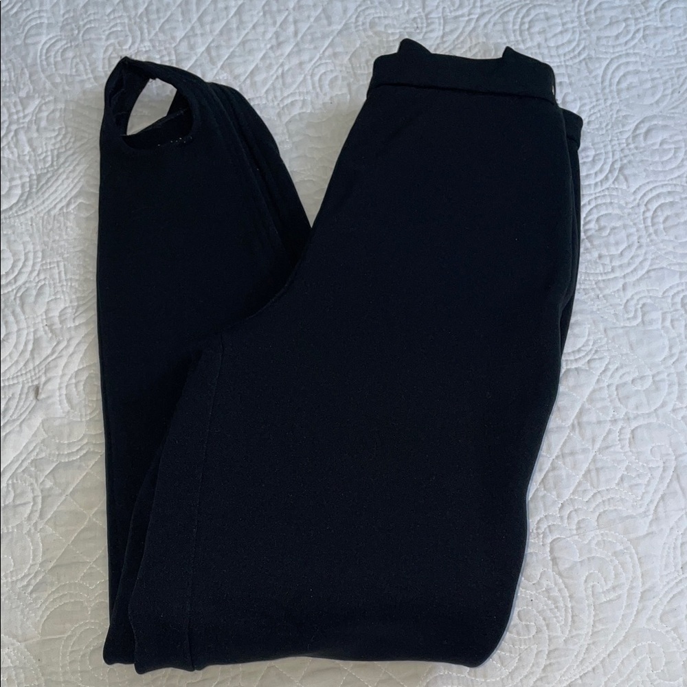 Vintage Ralph Lauren Stirrup Jodpur Pants.  Heavy.  Black. Size 8. Wool Blend